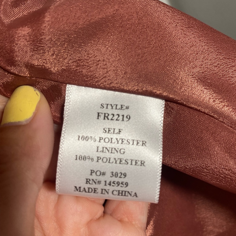Dress Forum Copper Satin Slip Dress - Picture 11 of 12